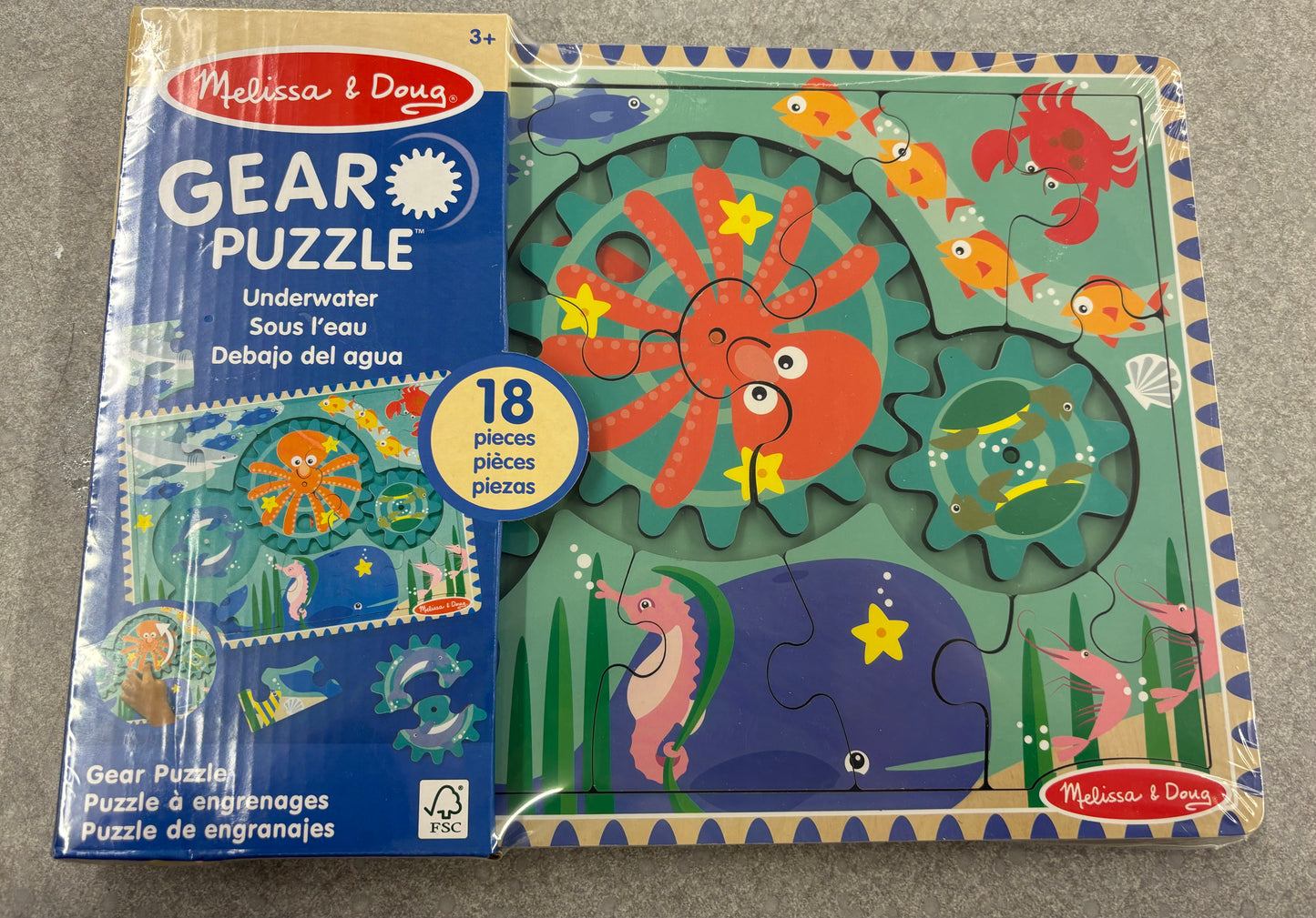 Gear Puzzle Underwater