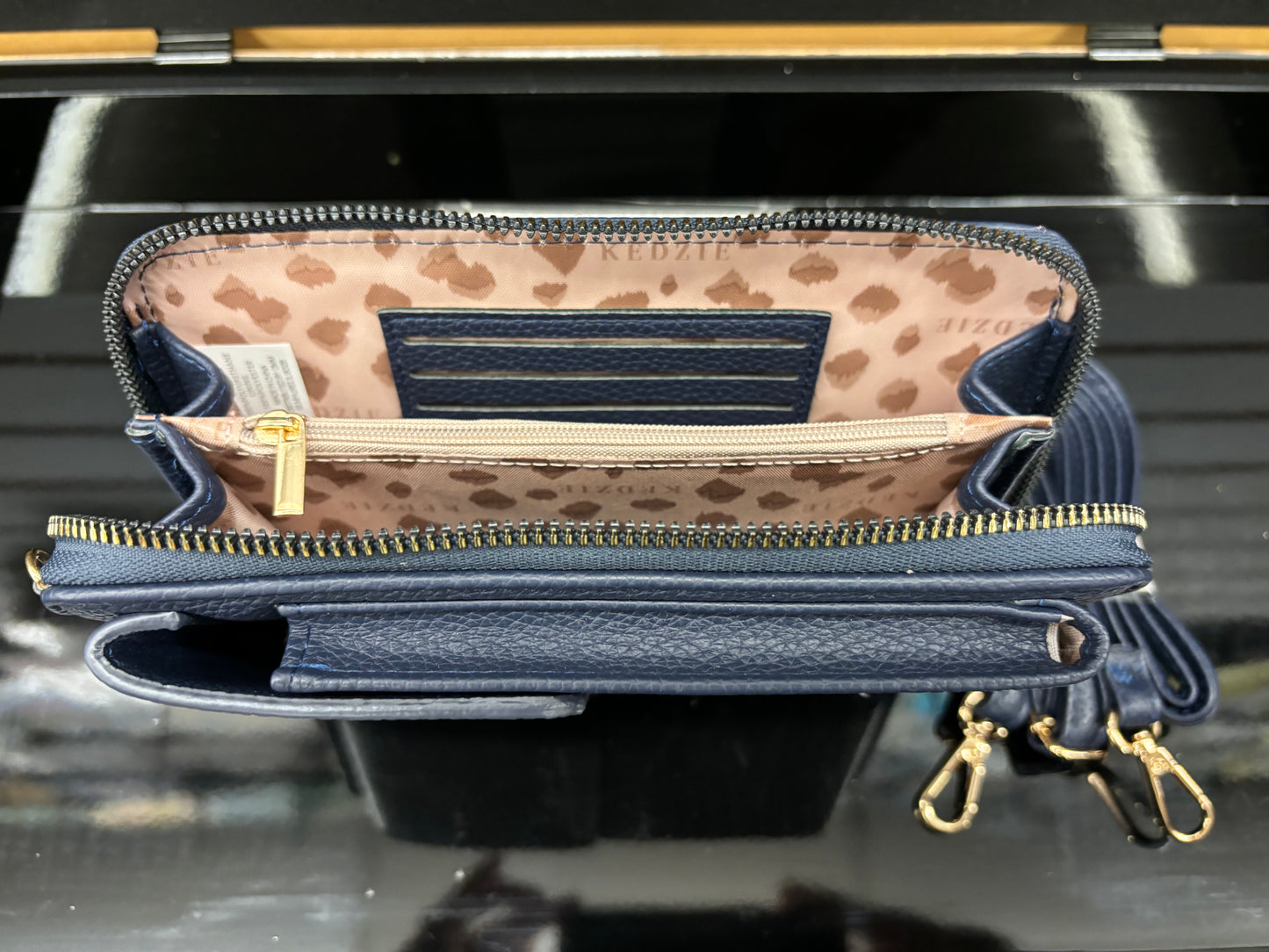 Navy Smartphone Crossbody